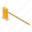 automatic, barrier, isometric 