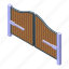 automatic, gate, electric, isometric 
