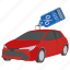 used, cars, car, sale, lot, red, transport, price, tag 