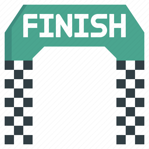 Finish, race, sports, competition, signaling icon - Download on Iconfinder