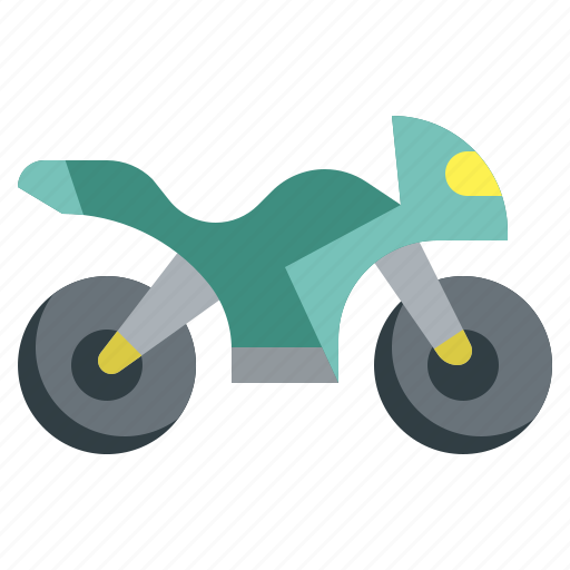 Moterbike, motorcycle, racing, transportation, transport icon - Download on Iconfinder