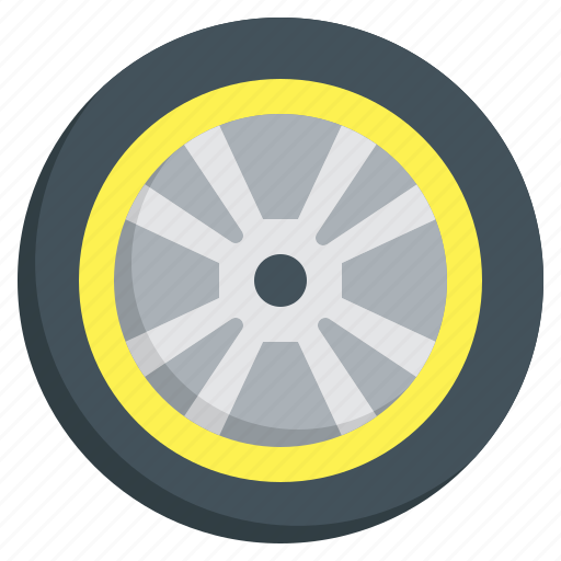 Wheel, tyre, transportation, scooter, transport icon - Download on Iconfinder