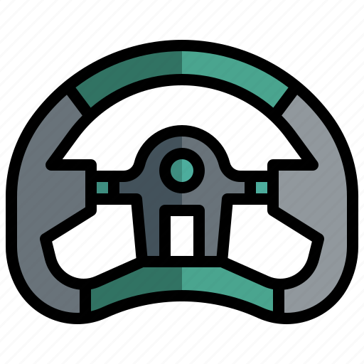 Steering, wheel, transportation, race, car icon - Download on Iconfinder