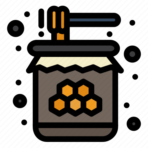 Bee, food, honey, jar, sweet icon - Download on Iconfinder