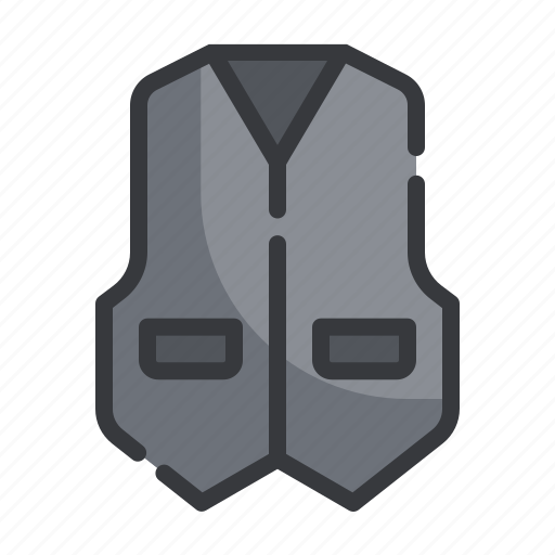 Clothes, clothing, fashion, suit, waistcoat, wear icon - Download on Iconfinder