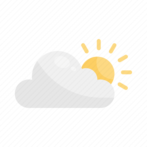 Cloud, cloudy, forecast, meteorology, overcast, partly, weather icon - Download on Iconfinder