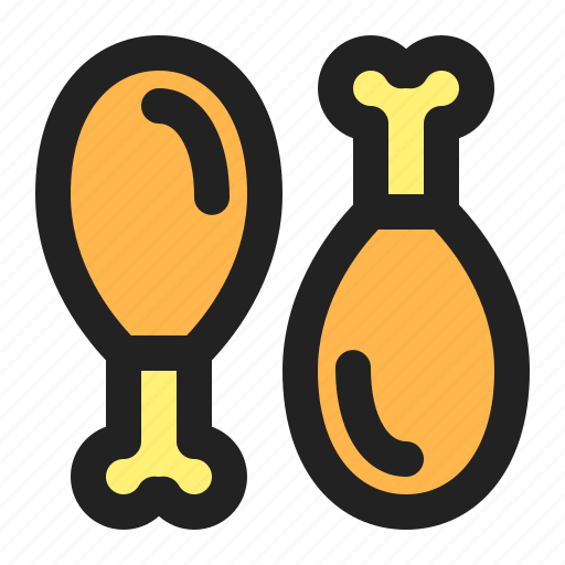 Chicken, food and restaurant, leg, meat, nutrition icon - Download on Iconfinder