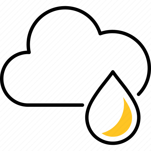 Weather, clouds, shower, rain, overcast icon - Download on Iconfinder