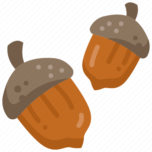 Oak, autumn, nut, chestnut, acorn icon - Download on Iconfinder