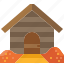 hut, property, cabin, home, house, autumn, wooden 