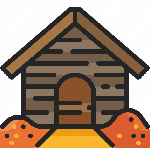 Hut, house, autumn, wooden, property, cabin, home icon - Download on Iconfinder