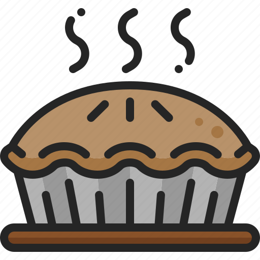 Hot, food, pie, bake, dessert, restaurant, bakery icon - Download on Iconfinder