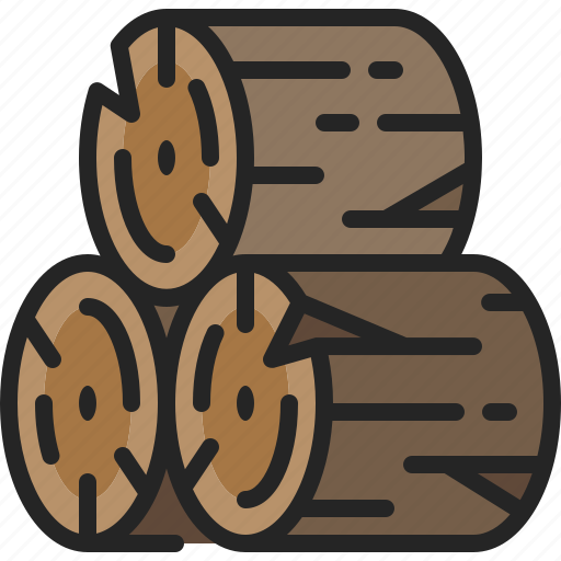Log, timber, wood, firewood, tree, nature icon - Download on Iconfinder