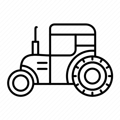 Tracor, farm, field, plow, transport icon - Download on Iconfinder