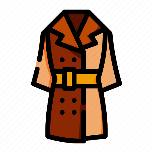 Coat, wear, trench, clothe, apparel icon - Download on Iconfinder