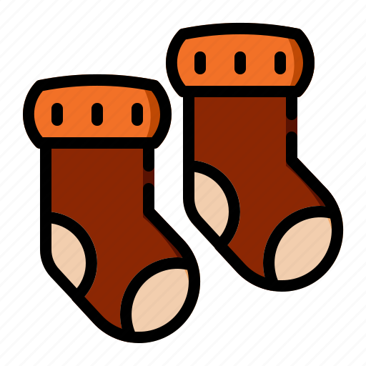 Sock, warm, clothe, foot, wear icon - Download on Iconfinder
