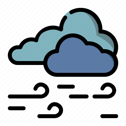 Wind, cloud, weather, air, windy icon - Download on Iconfinder