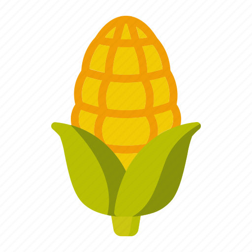 Corn, grain, leaf, harvest, vegetable icon - Download on Iconfinder