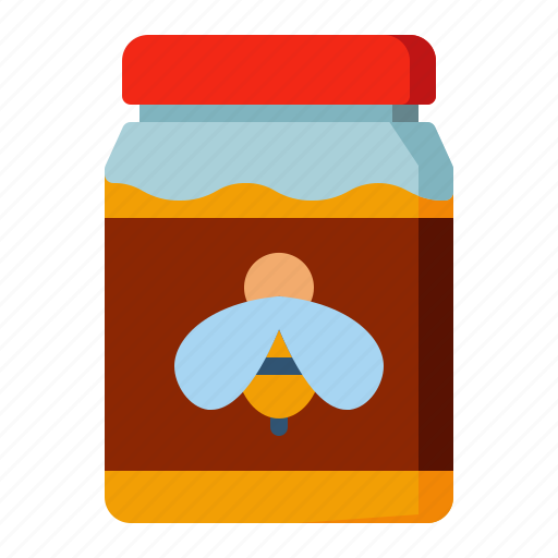 Honey, jar, food, bee, jam icon - Download on Iconfinder