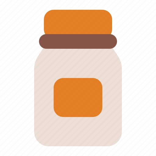 Jar, mason, butter, jam, honey icon - Download on Iconfinder