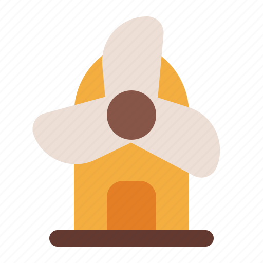 Windmill, mill, farming, gardening, barn icon - Download on Iconfinder