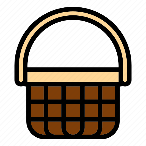 Autumn, basket, camping, food basket, picnic, food, holiday icon - Download on Iconfinder