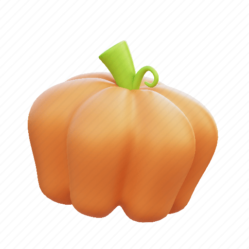 Pumpkin, autumn 3D illustration - Download on Iconfinder