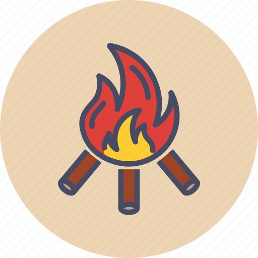 Autumn, bonfire, campfire, fall, fire, warm, hygge icon - Download on Iconfinder