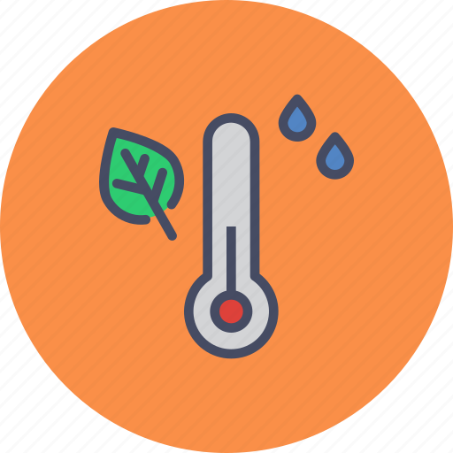 Autumn, fall, humidity, measure, rain, temperature, thermometer icon - Download on Iconfinder
