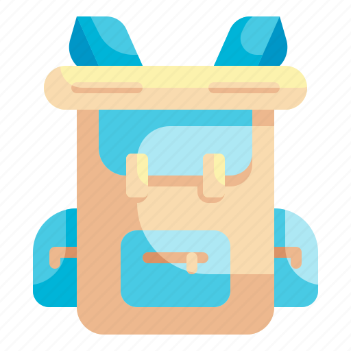 Backpack, backpacker, bag, baggage, tourist icon - Download on Iconfinder