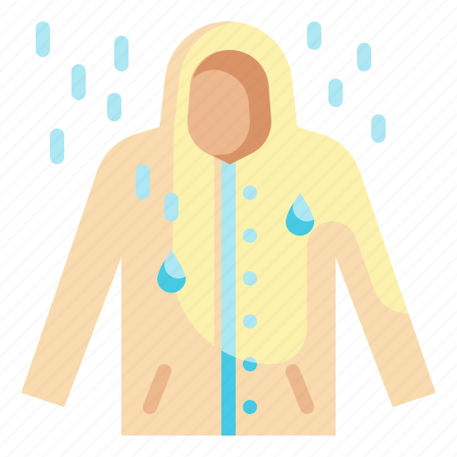 Raincoat, jacket, coat, rain, clothes icon - Download on Iconfinder