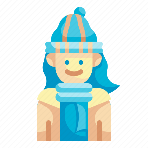 Woman, sweater, cold, beanie, avatar icon - Download on Iconfinder