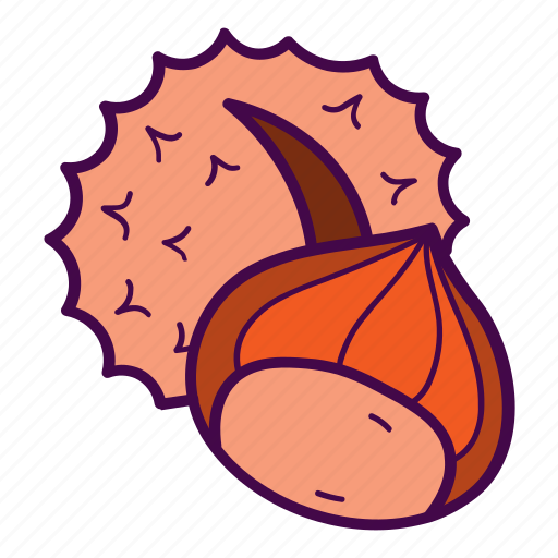 Chestnut, nut, spike, thorn icon - Download on Iconfinder