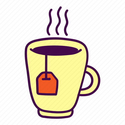Bag, drink, hot, tea icon - Download on Iconfinder