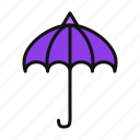 rain, rainy, umbrella