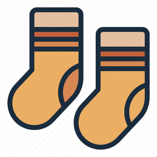 Socks, clothes, autumn, fall, season icon - Download on Iconfinder