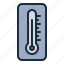 thermometer, thermal, autumn, fall, season 