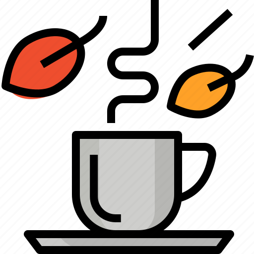 Autumn, cup, fall, hot, leafs, tea icon - Download on Iconfinder