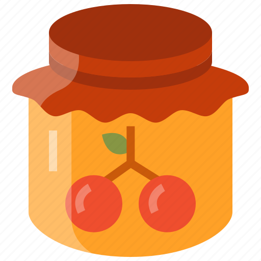 Autumn, cherry, dessert, fruit, harvest, jar icon - Download on Iconfinder