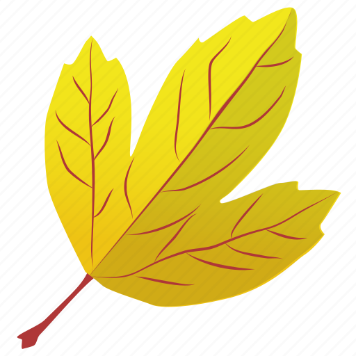 Autumn leaf, foliage, leaf, leaf in fall, yellow leaf icon - Download on Iconfinder