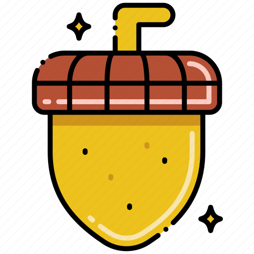Acorn, seed, tree, autumn icon - Download on Iconfinder