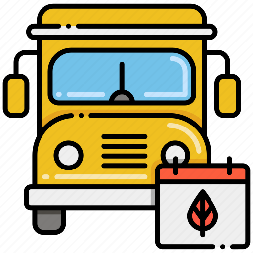 Autumn, bus, schedule, transport, transportation icon - Download on Iconfinder