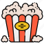 popcorn, corn, movie, snack 