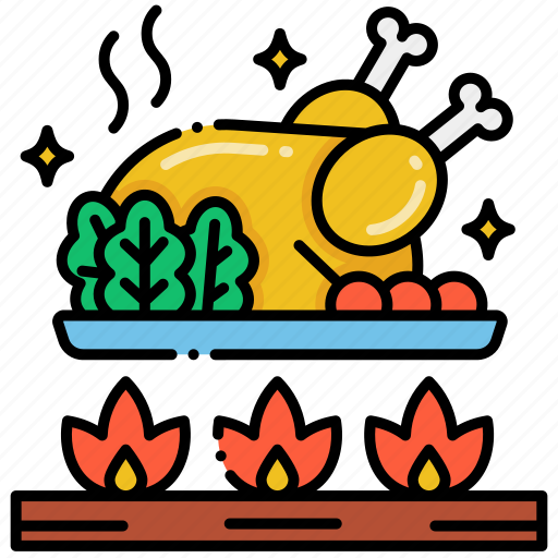 Roasted, turkey, festivity, thanksgiving, food icon - Download on Iconfinder