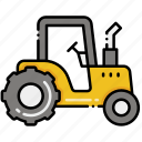 tractor, transport, farm