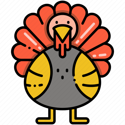 Turkey, animal, chicken, thanksgiving, festivity icon - Download on Iconfinder