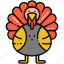 turkey, animal, chicken, thanksgiving, festivity 