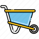 wheelbarrow, transport, logistic, cart