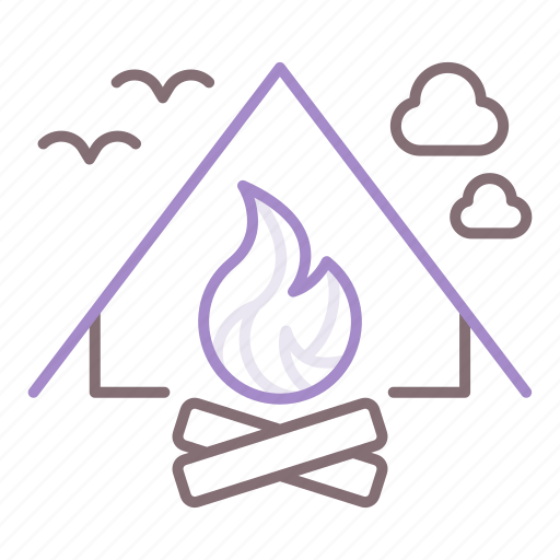Campfire, fire, pit, camp icon - Download on Iconfinder