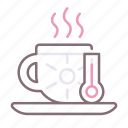 steaming, cup, mug, hot, drink